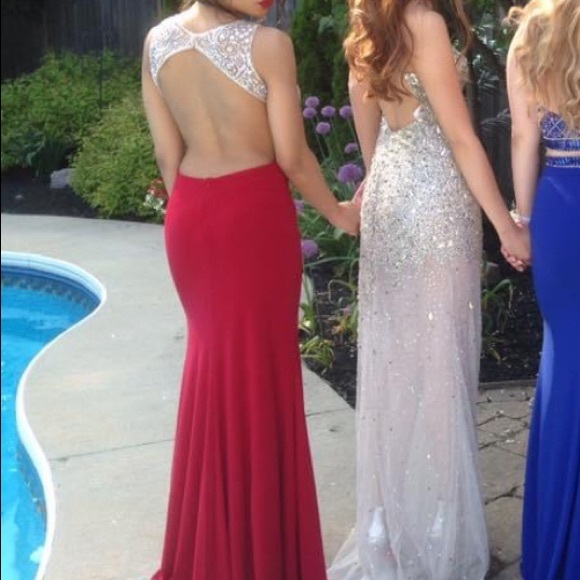 Beautiful Open Back Dress Custom - Picture 3 of 5